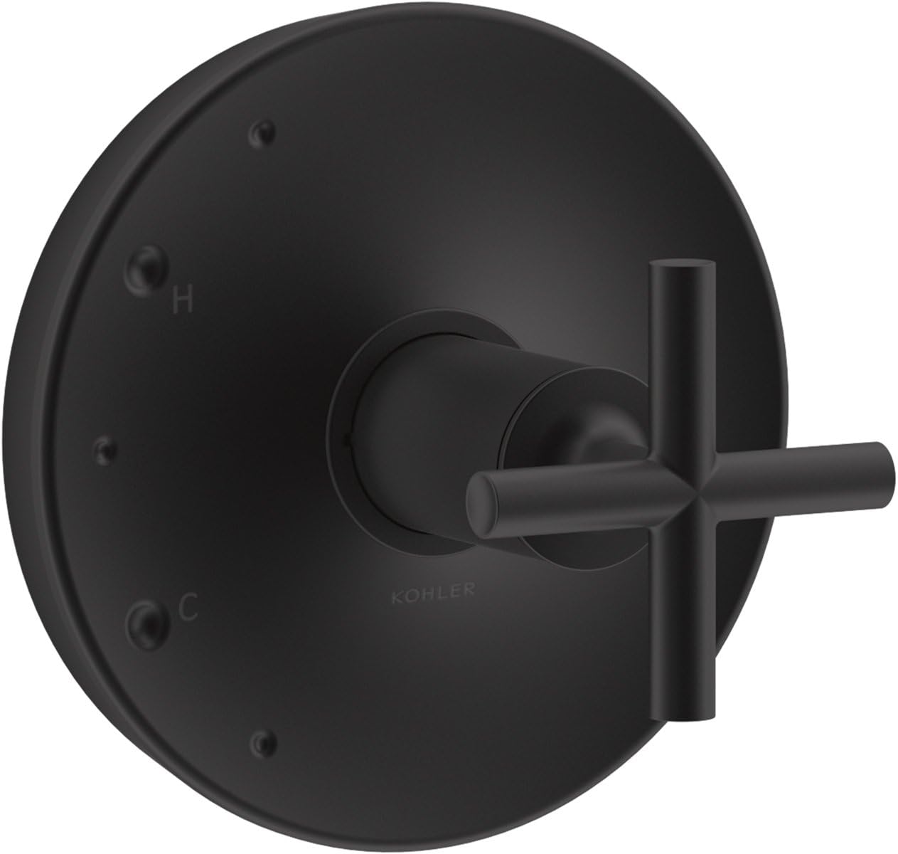 Kohler TLS14422-3-BL Purist Shower Valve Trim, Matte Black