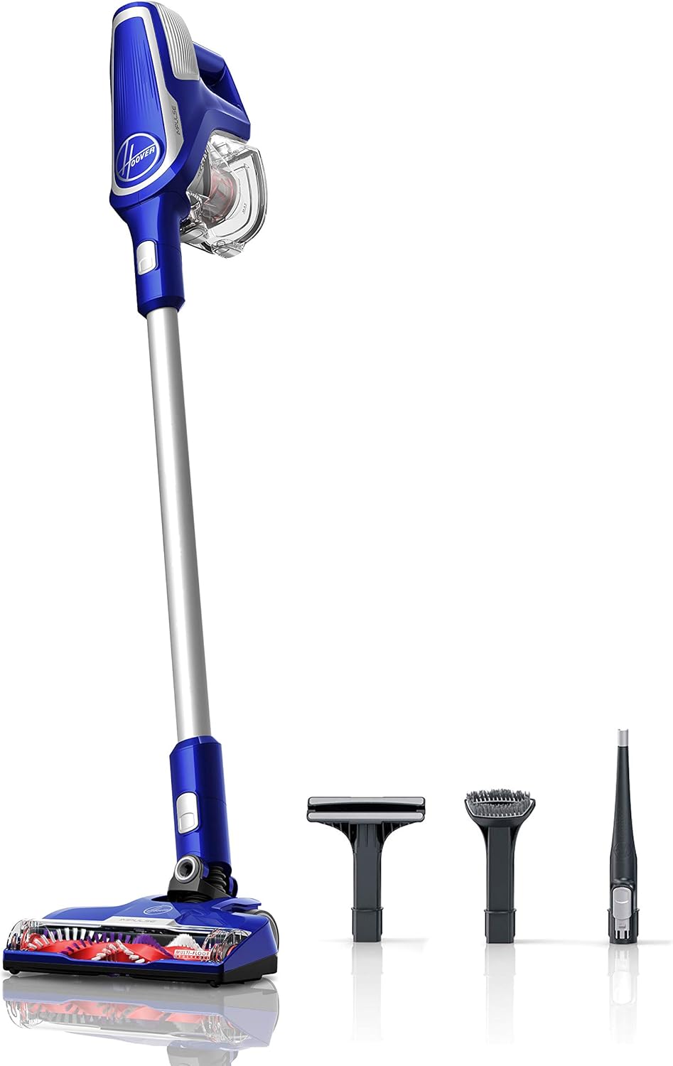 Hoover Impulse Cordless Stick Vacuum Cleaner with Swivel Steering, BH53020, Blue