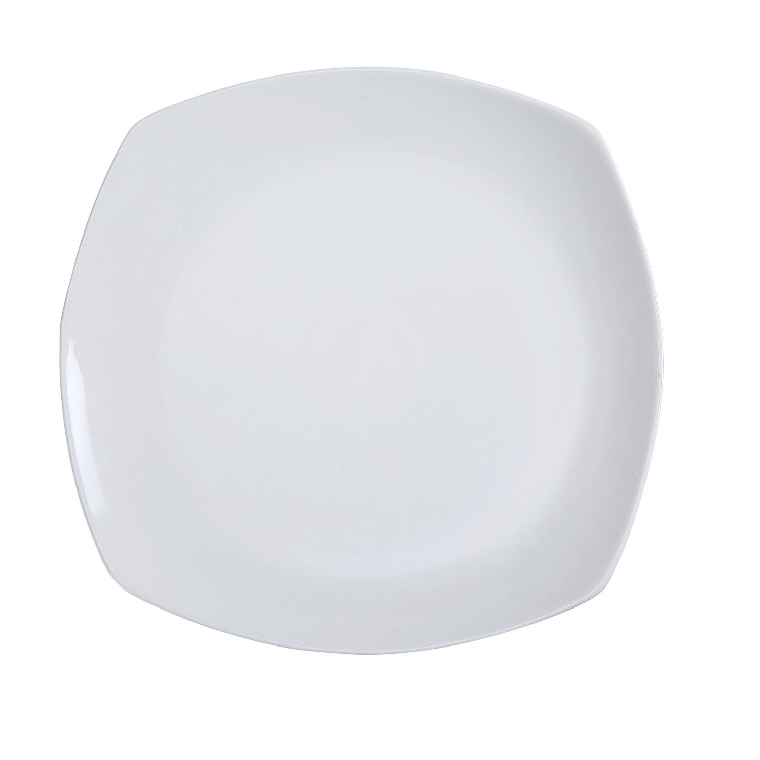 Fuji, Square Flat PLATE, 8x22Sq., Porcelain, White,12 Packs