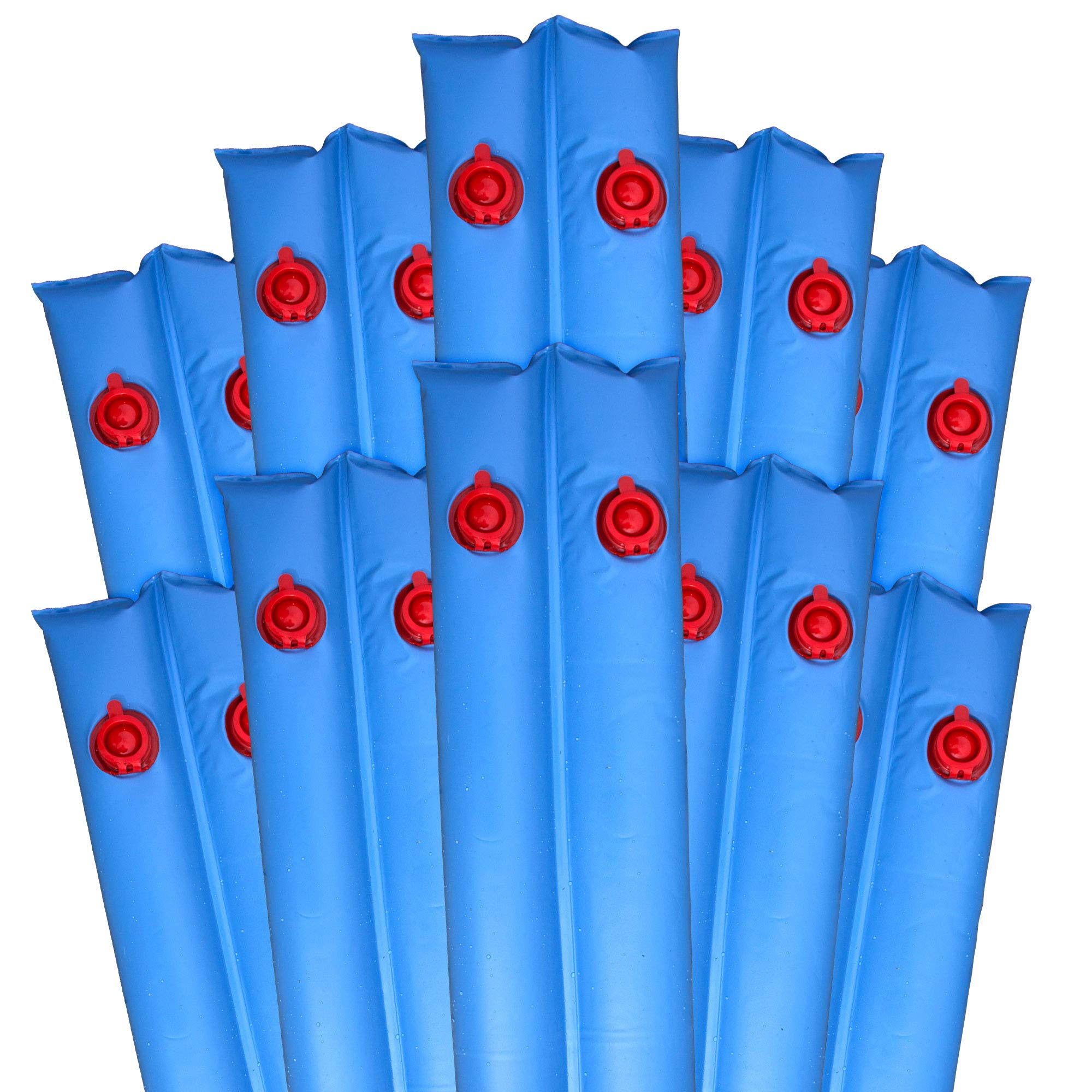 Pool Mate 1-3811-10 Heavy-Duty 16 Gauge 10-Foot Blue Winter Water Bag for Swimming Pool Covers, 10-Pack
