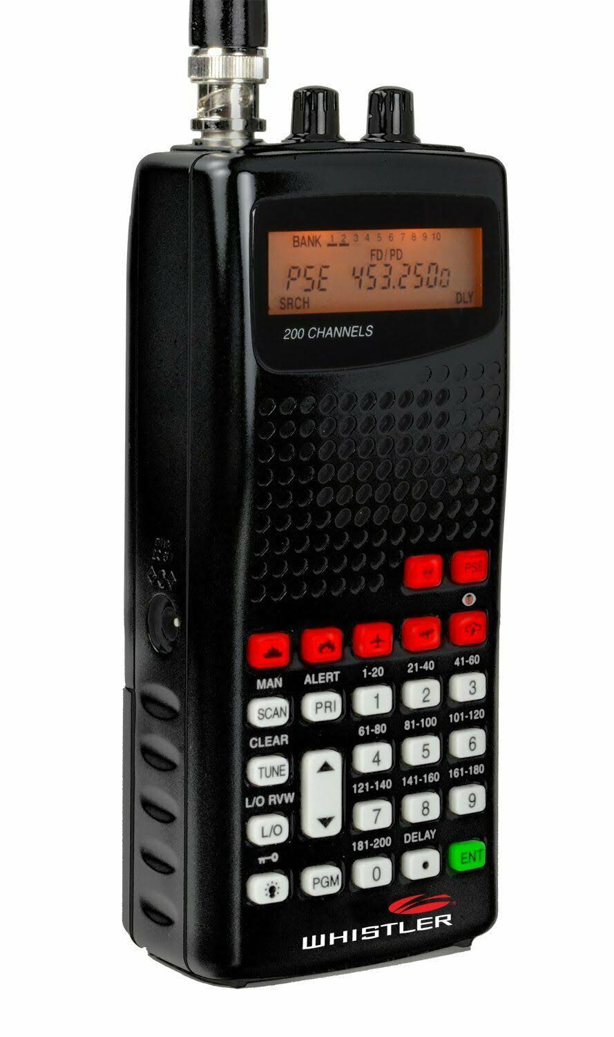 Whistler WS1010 Analog Handheld Scanner (Black)