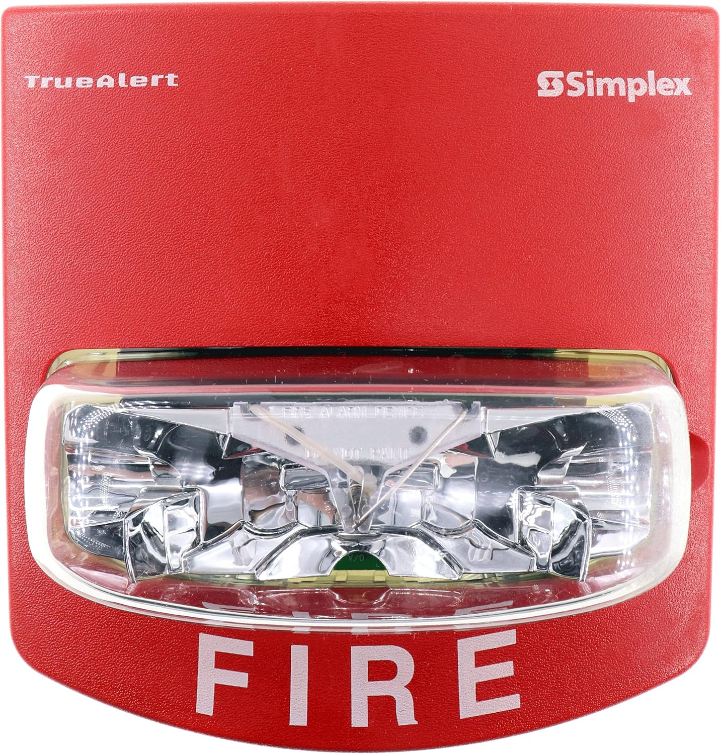 Simplex 4906-9101 TrueAlert Wall Mount Strobe, Multi-Candela, 24-Vdc, Red Pack of 2