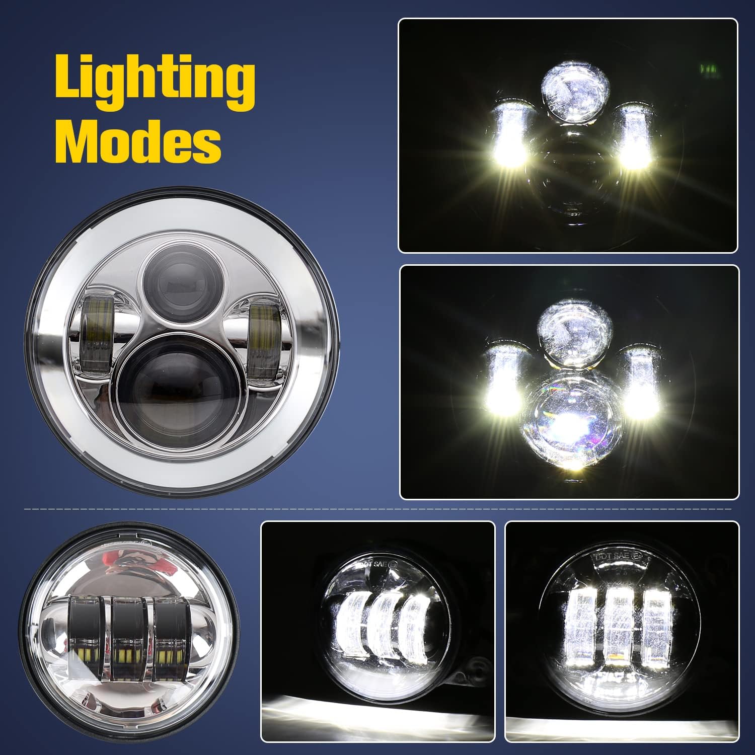 For Harley Davidson Fat Boy Heritage Softail Classic Road King 7