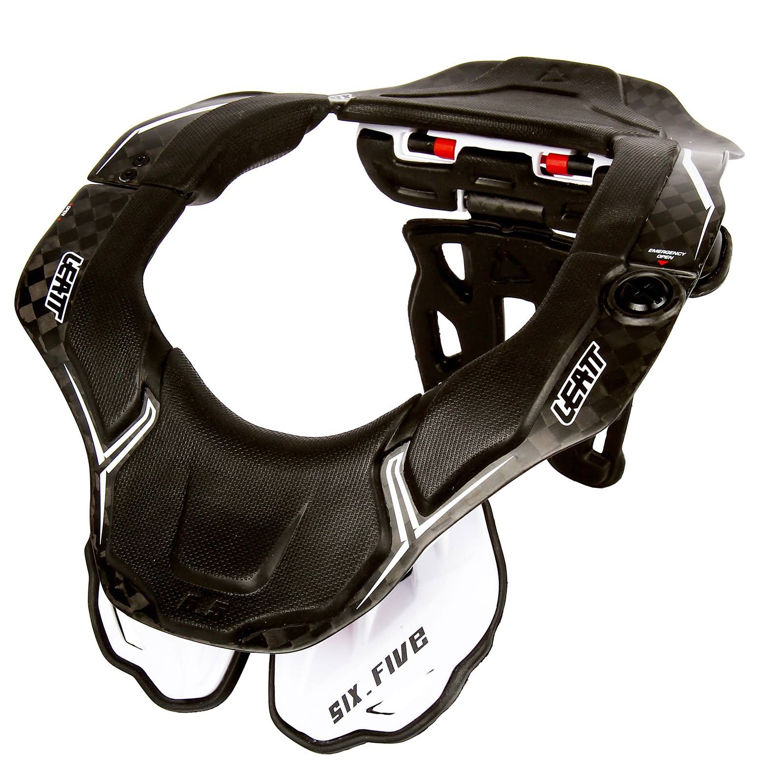 Leatt DBX 6.5 Neck Brace - L/XL - Carbon - White