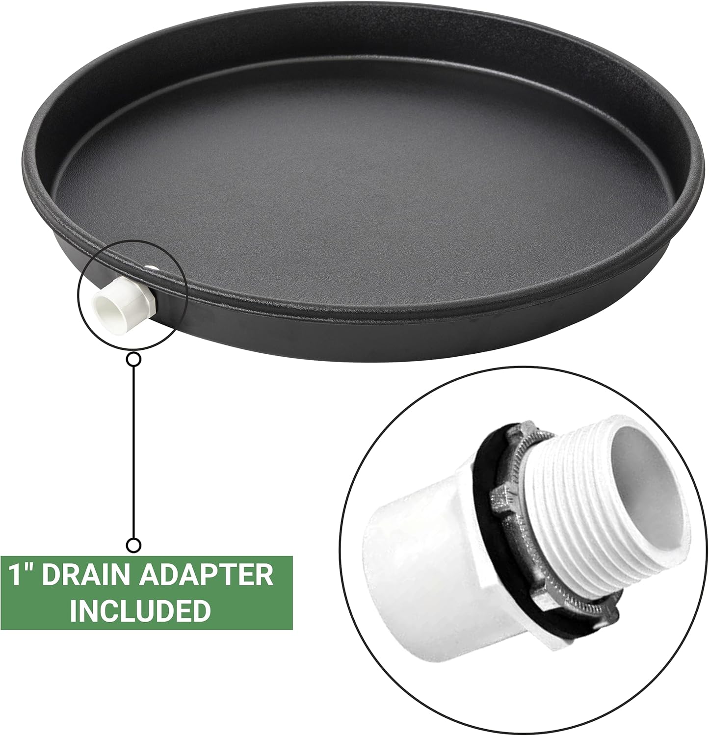 American Built Pro Water Heater Drain Pan Drilled Anti Flood Pan With 1