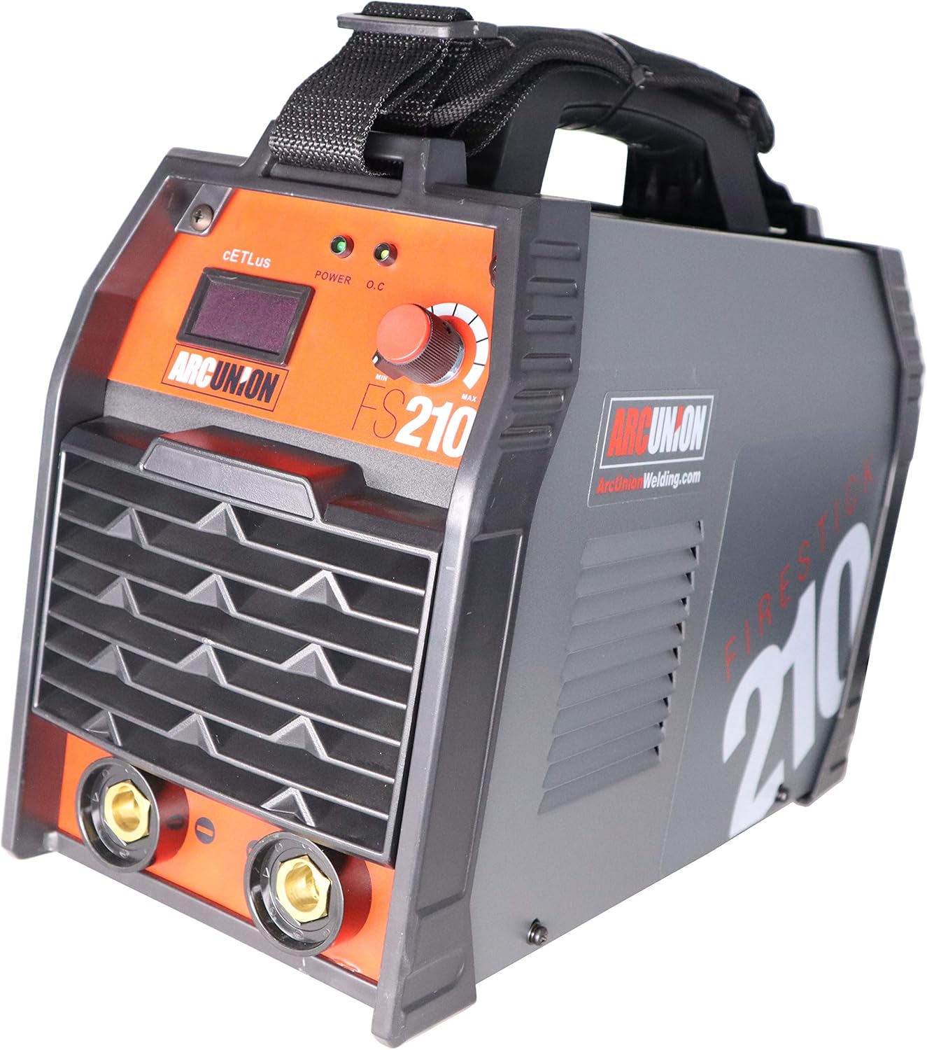 Arc Union 210 Amp Heavy Duty Professional Portable Electric Stick Welding Machine - Hot Start (115v and 230v) Dual Voltage Digital LCD Display Input IGBT Stick Welder Inverter Welding Machine Kits