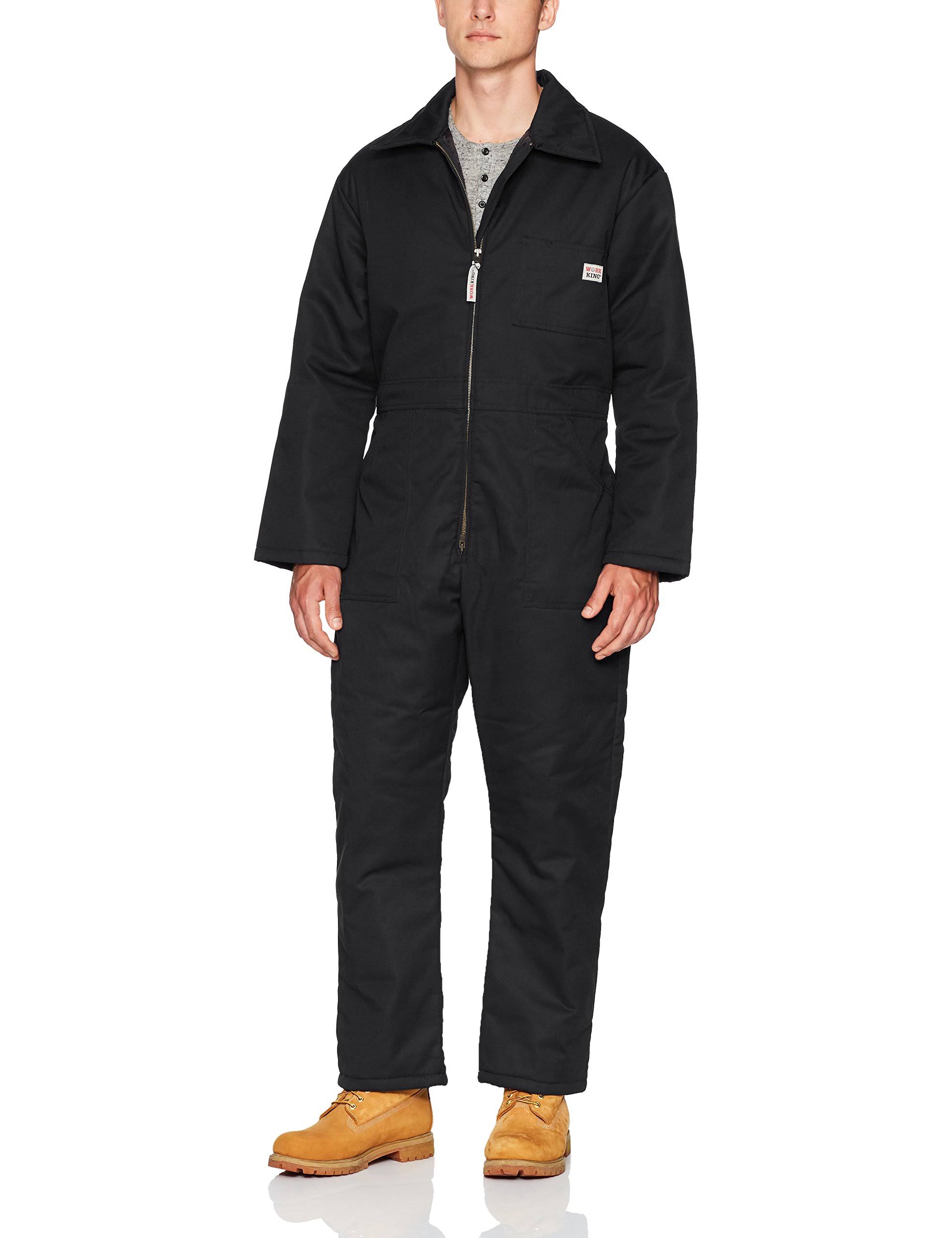 Work King Adult Insulated Coverall Black L