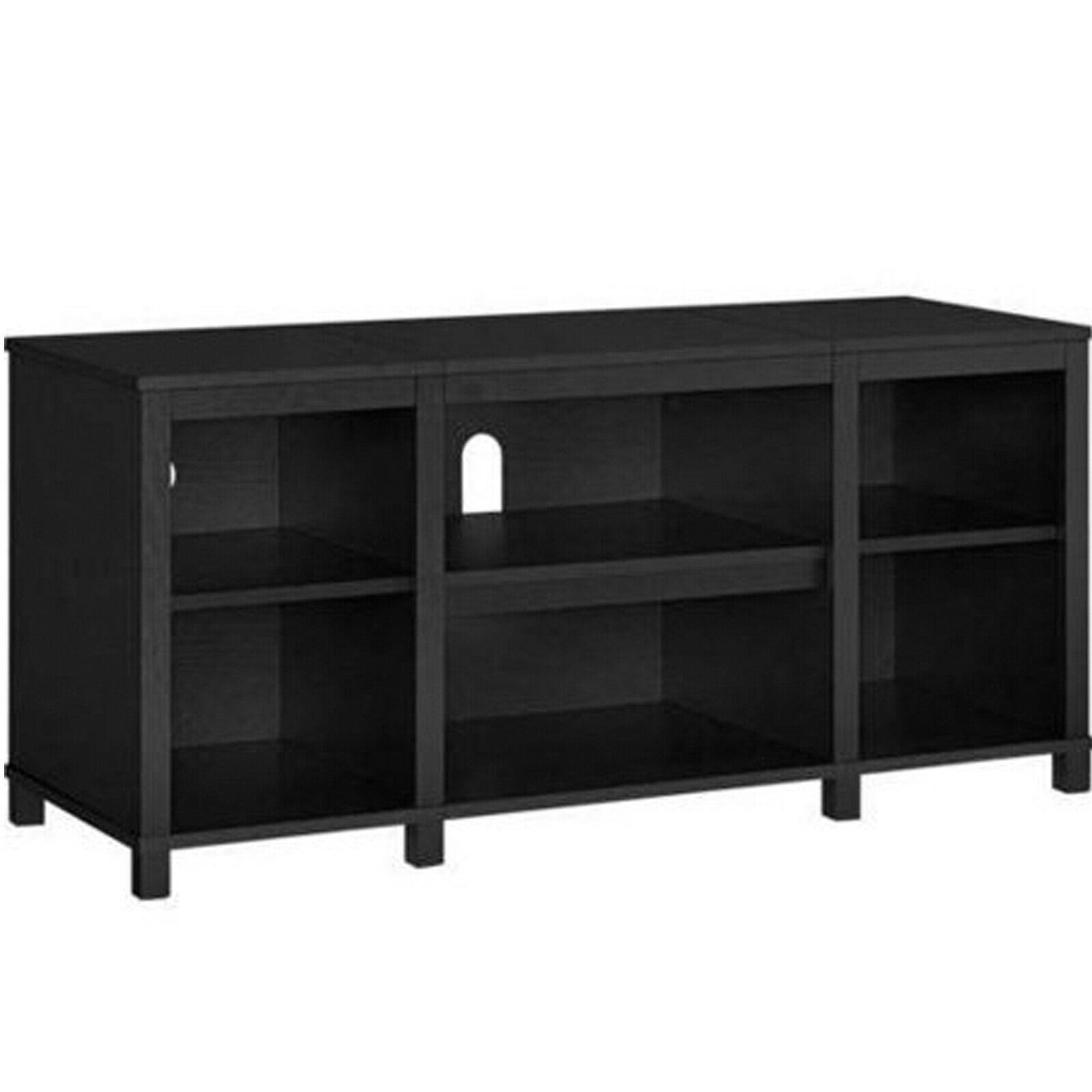 Mainstays Parsons Cubby TV Stand for TVs Up to 50 inch, Black