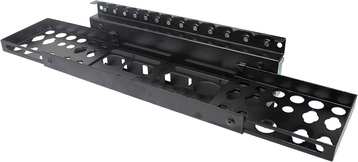 K Tool International MagClip Magnetic Multi-Function Tool Holder 20-Inch W by 5-Inch D by 4.75-Inch H, Black Steel; KTI72465