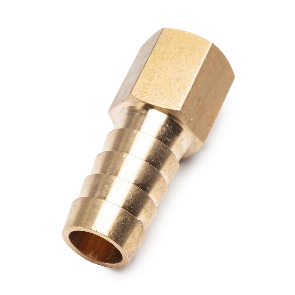 LTWFITTING 1/2 in. ID Hose Barb x 1/4 in. FIP Lead Free Brass Adapter Fitting (25-Pack)