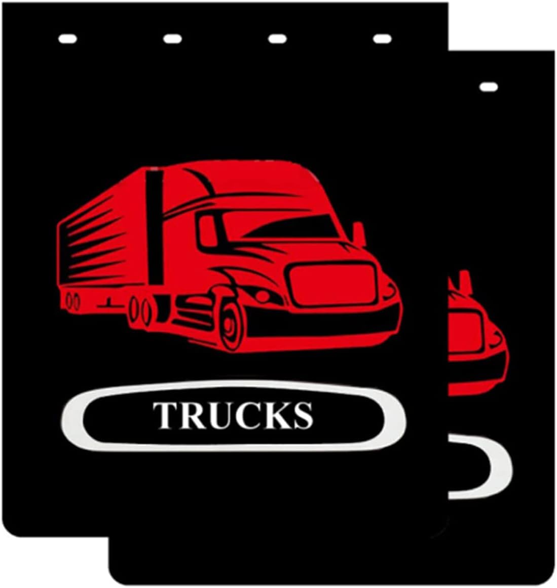 Mud Flaps for Semi Trucks Tractor Trailer Heavy-Duty Rubber Mudflaps 24