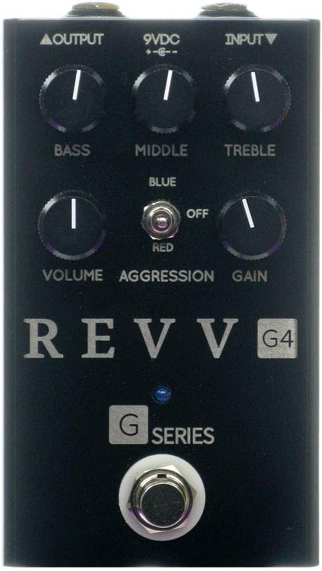 Revv Amplification G4 High Gain Distortion, Blackout Edition (Gear Hero Exclusive)