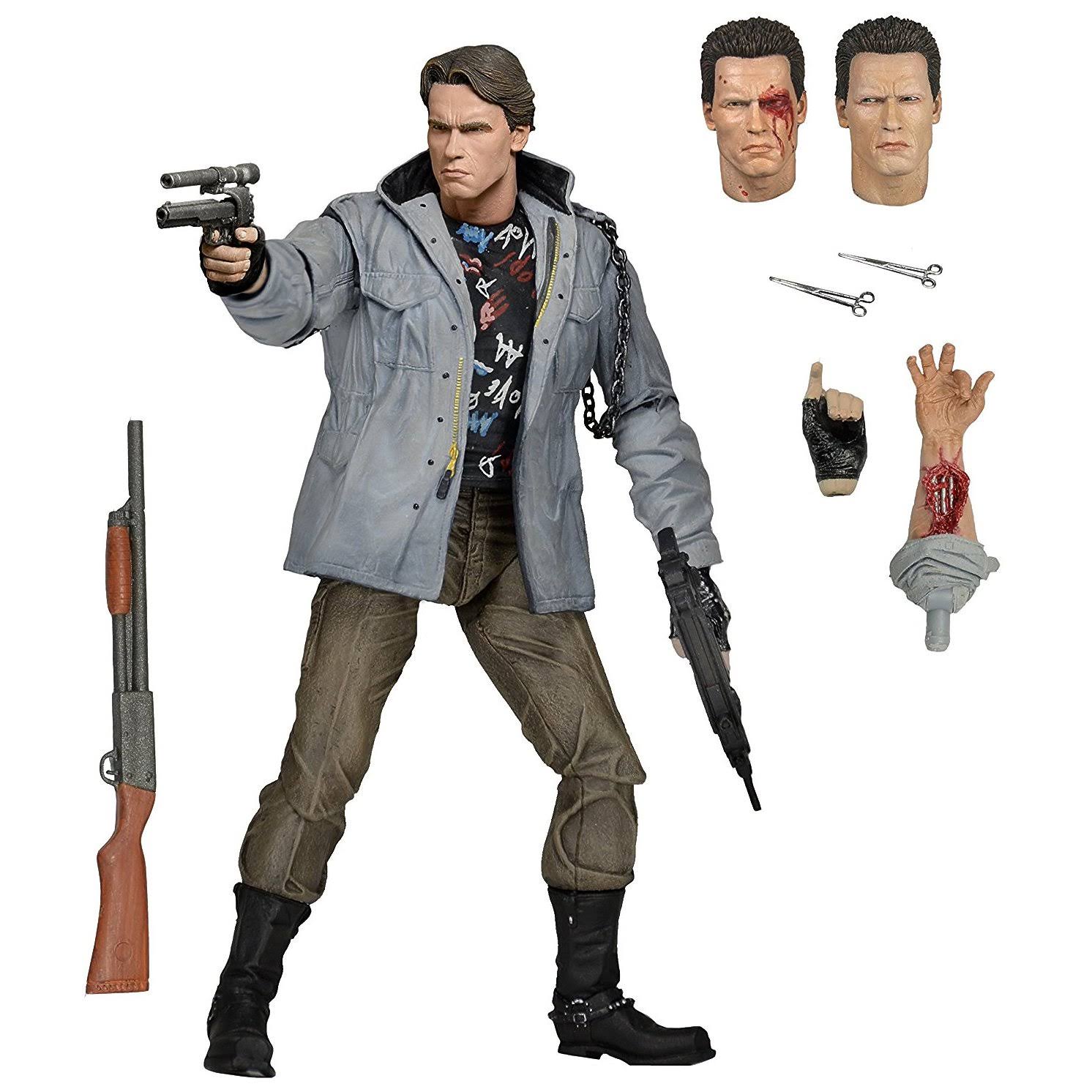 NECA Terminator Scale Ultimate T800 Tech Noir Action Figure 7