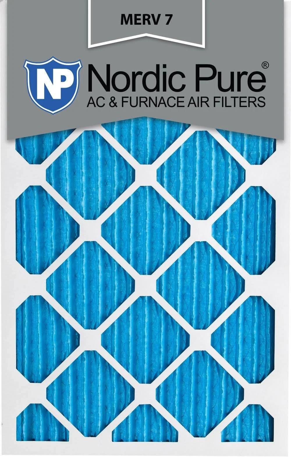 12x24x1 Pleated MERV 7 Air Filters 12 Pack