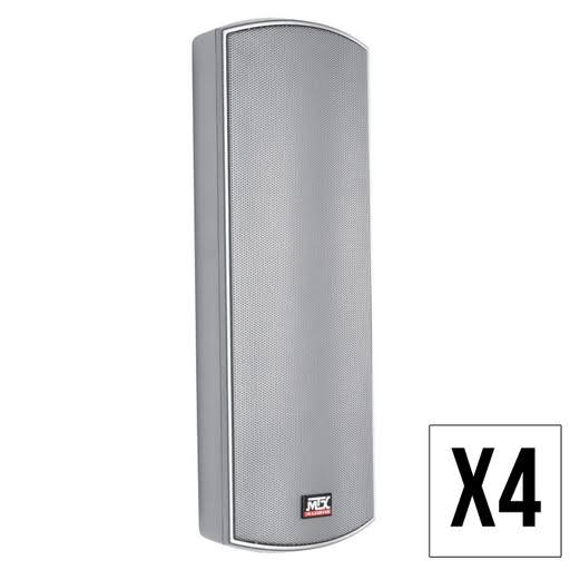 4x22 2 Way Multi Purpose Speaker Weather Resistant Indoor/out MTX MPP4100-S 4 Pack