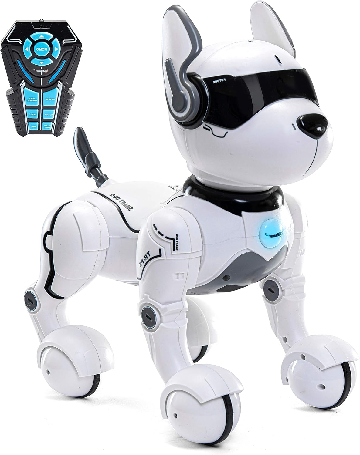 Remote Control Robot Dog Toy, Robots for Kids, Rc Dog Robot Toys for Kids 3,4,5,6,7,8,9,10 Year Old and up, Smart & Dancing Robot Toy, Imitates Animals Mini Pet Dog Robot… Pack of 2