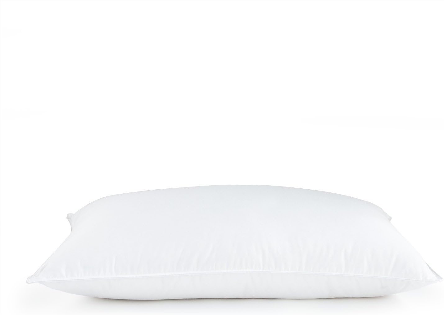 White Goose Down Pillow - Soft Density - Hotel Like Luxury Bedding Collection - Hypoallergenic 600 Fill Power Down - Made in The USA (Standard 20