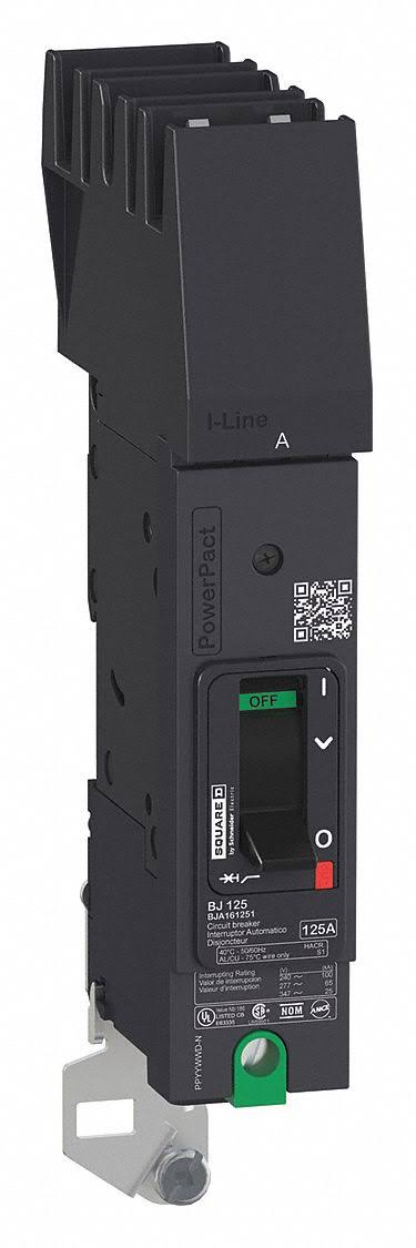 Square D BDA160201 Circuit Breaker,20A,1P,240Vac,bda