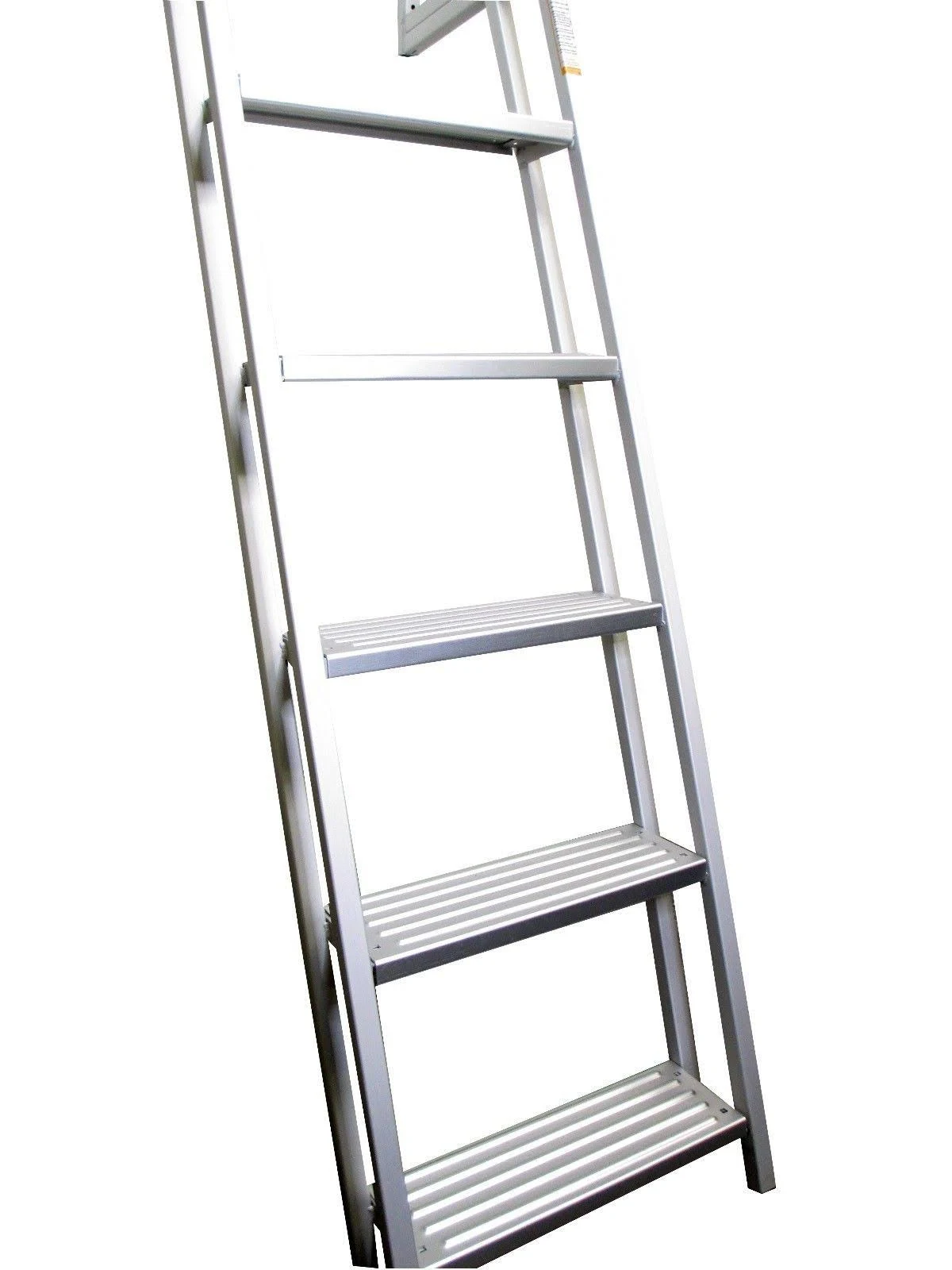 Pactrade Marine Pontoon Boat 5 Step Dock Ladder Aluminum Removable Boarding PDSA0329