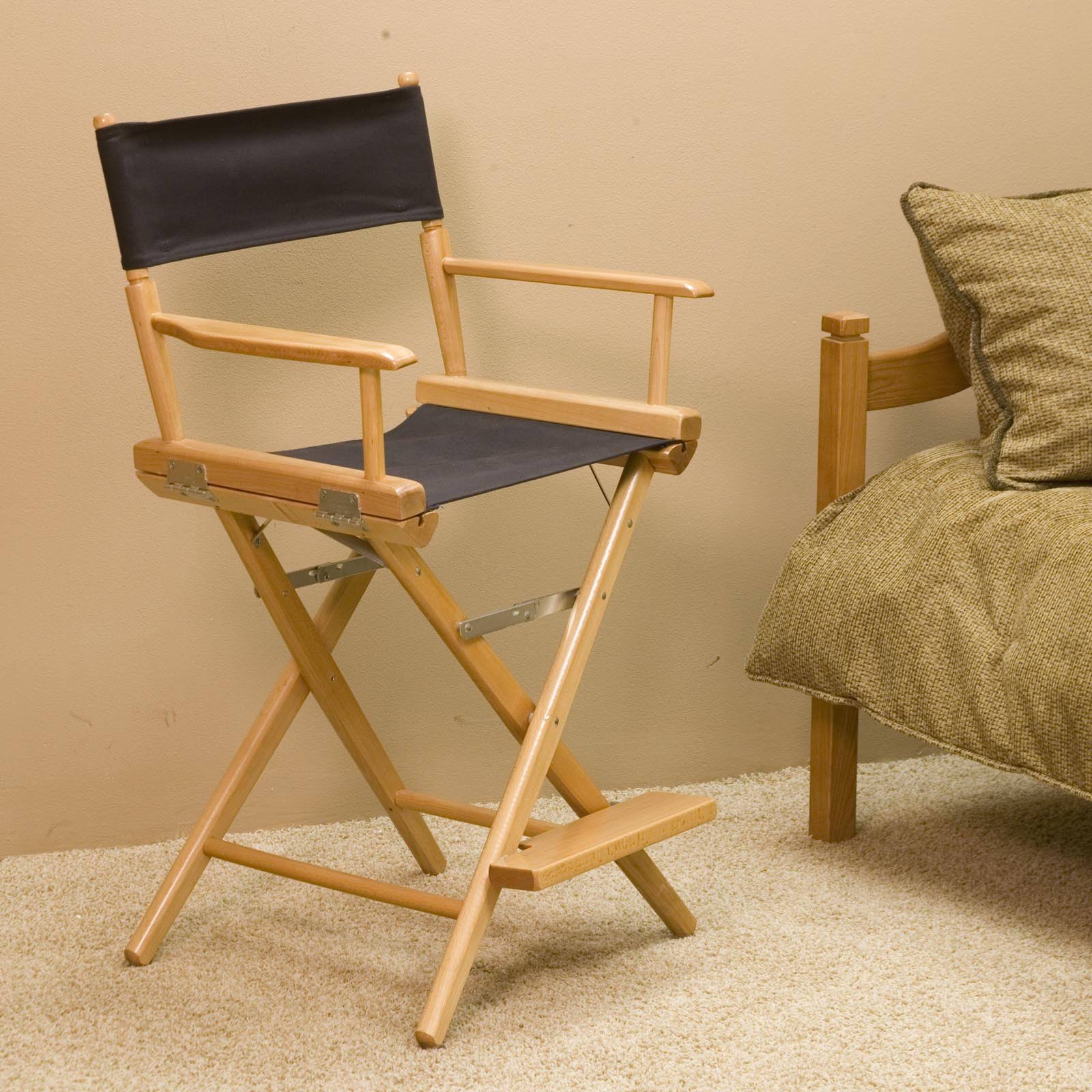 Telescope Casual World Famous Balcony Height Director Chair with Black