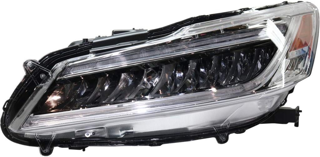 For Honda Accord Headlight Assembly 2016 2017 Driver Side | LED | Sedan | HO2502174 | 33150T2AA32