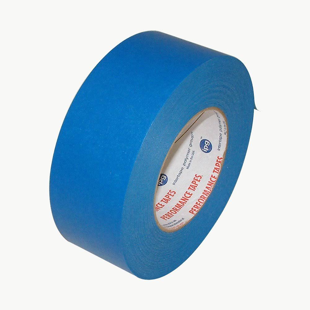 Intertape PS1 Premium Paper Flatback Tape: 2 in. x 60 yds. Royal Blue