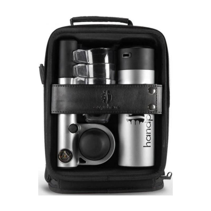 Handpresso Hpoutdoorcmplt-gry Pump Espresso Machine Outdoor Set Silver