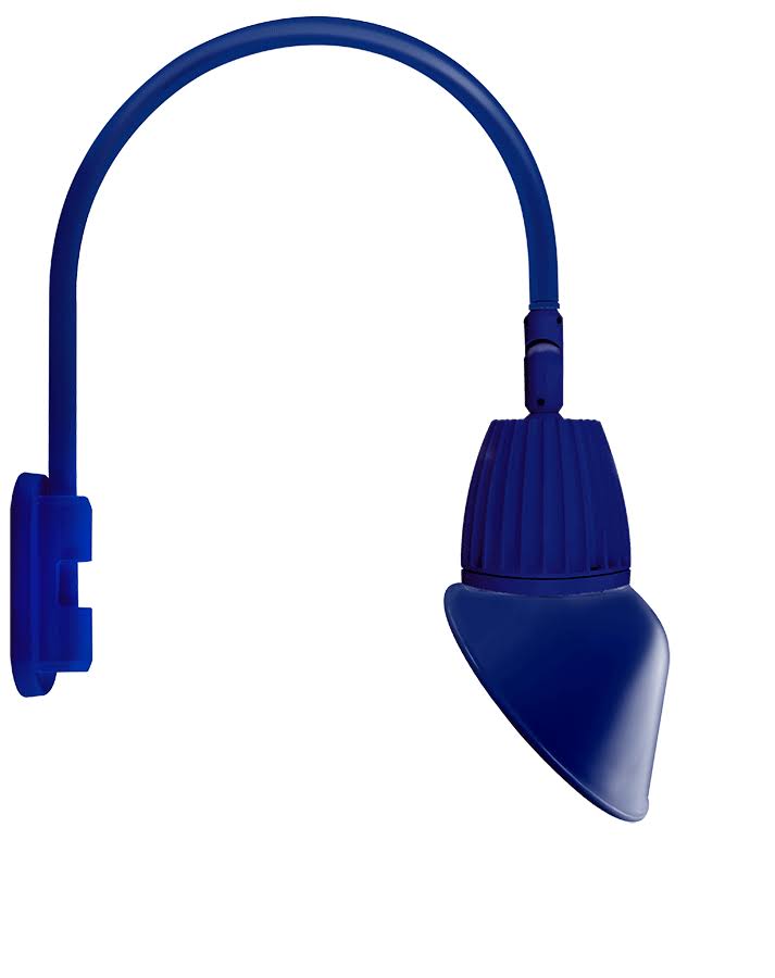 RAB Gn5Led13Nrac11Bl Gooseneck Style5 13W Rect Refl