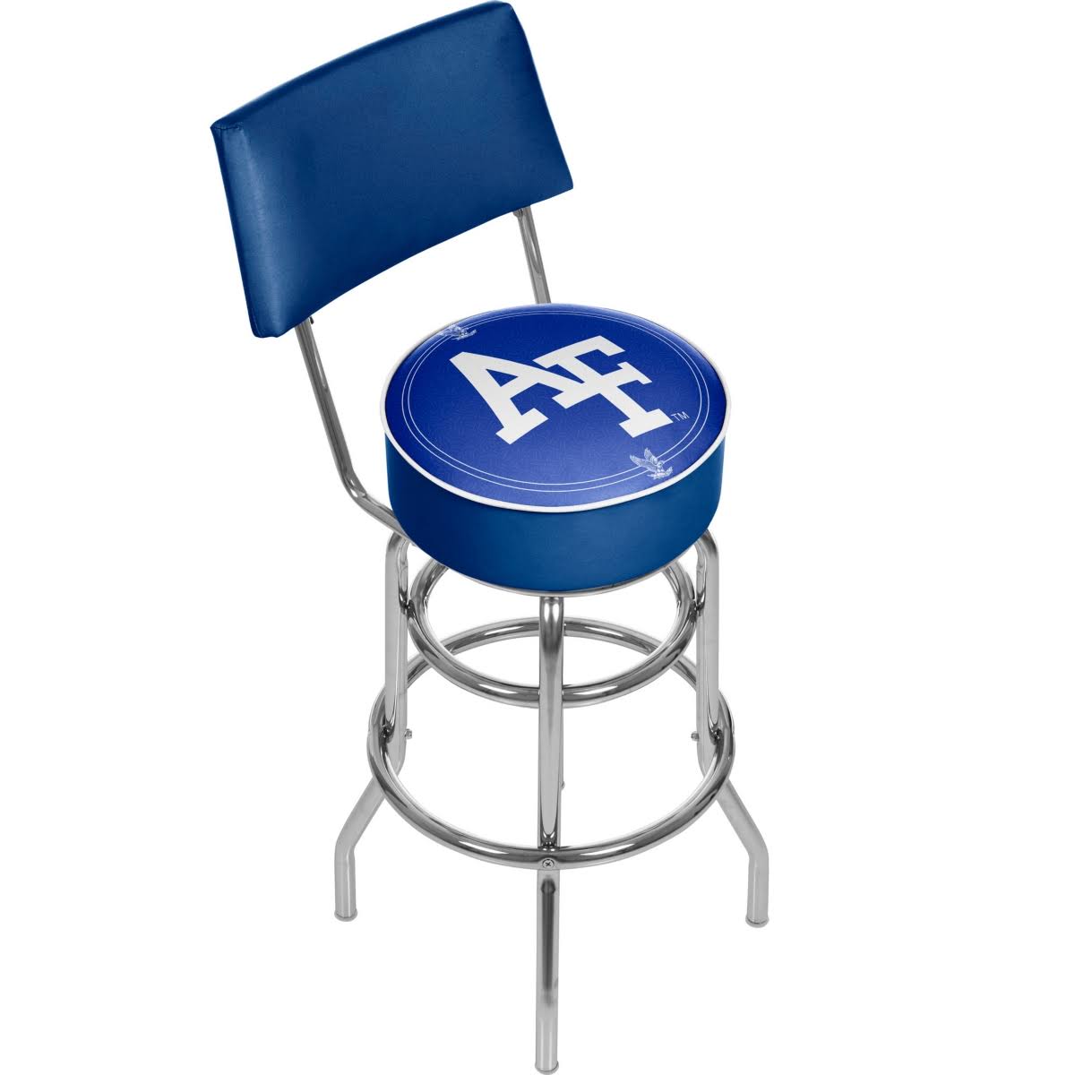 Trademark Air Force Padded Bar Stool with Back