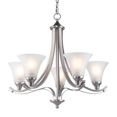 Bassima 5 - Light Unique Classic Chandelier with Rope Accents Red Barrel Studio