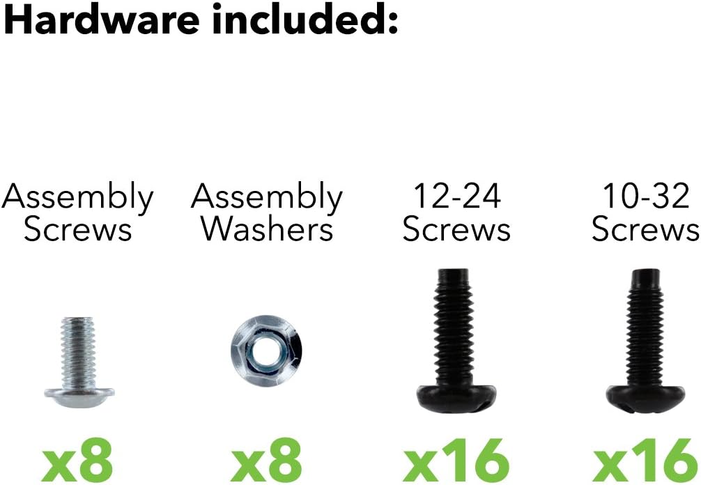 NavePoint 1U 19-Inch Fixed 4-Post Rack Mount Server Shelf with Adjustable Depth from 18-42 Inch Black Pack of 2
