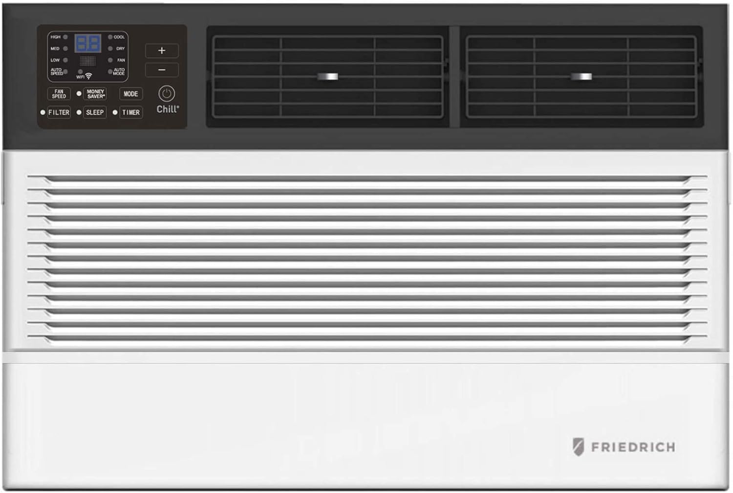 Friedrich CCW18B30A Chill Premier Smart Air Conditioner Wall & Window Unit, WiFi Mobile Control, White, Cooling Capacity (18,000 BTU)
