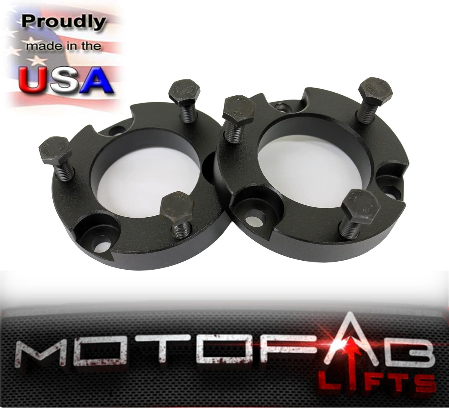 MotoFab Lifts 2 inch Front Leveling Lift Kit that is compatible with Tacoma 4Runner 4WD 2WD USA MADE