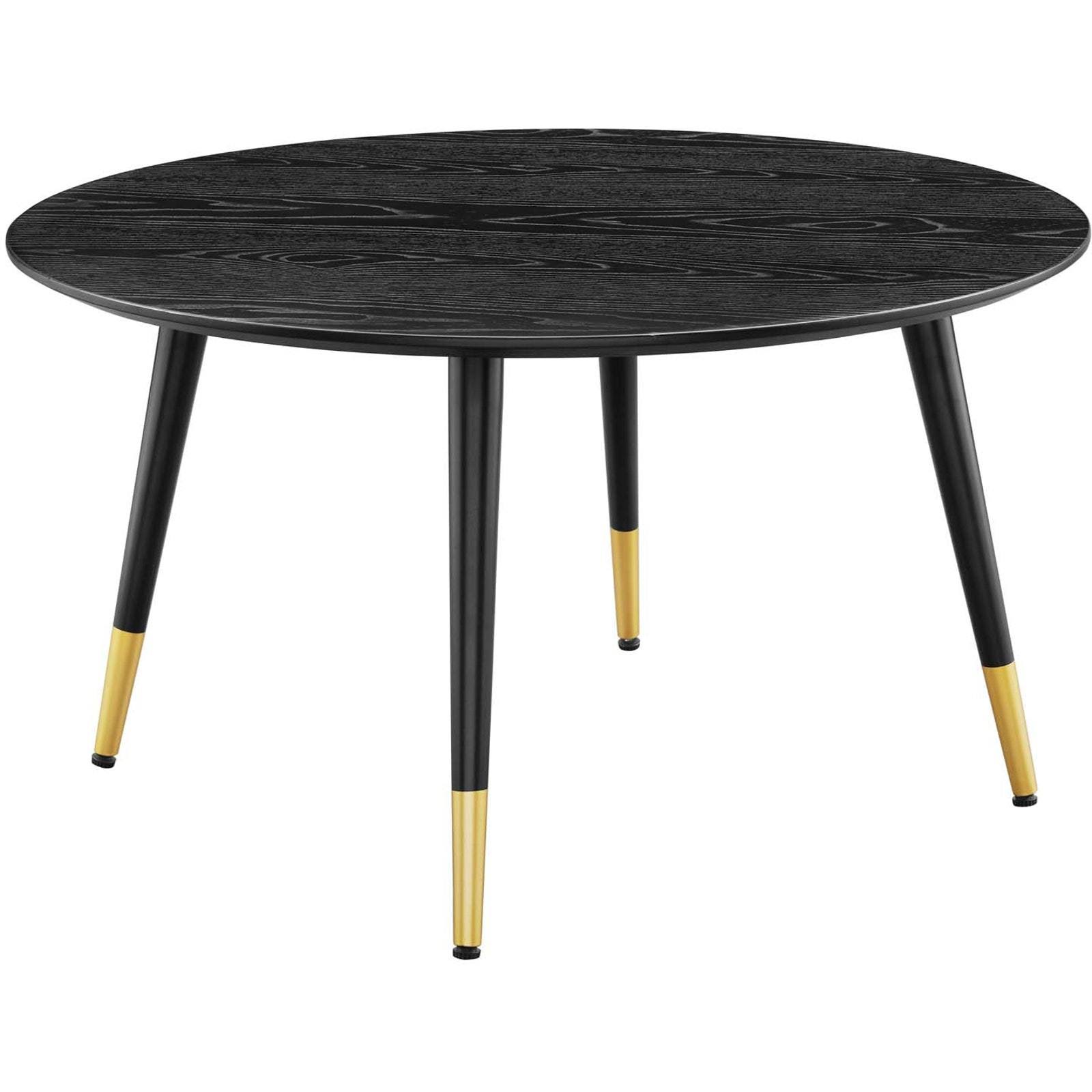 Modway Vigor Round Coffee Table - Black