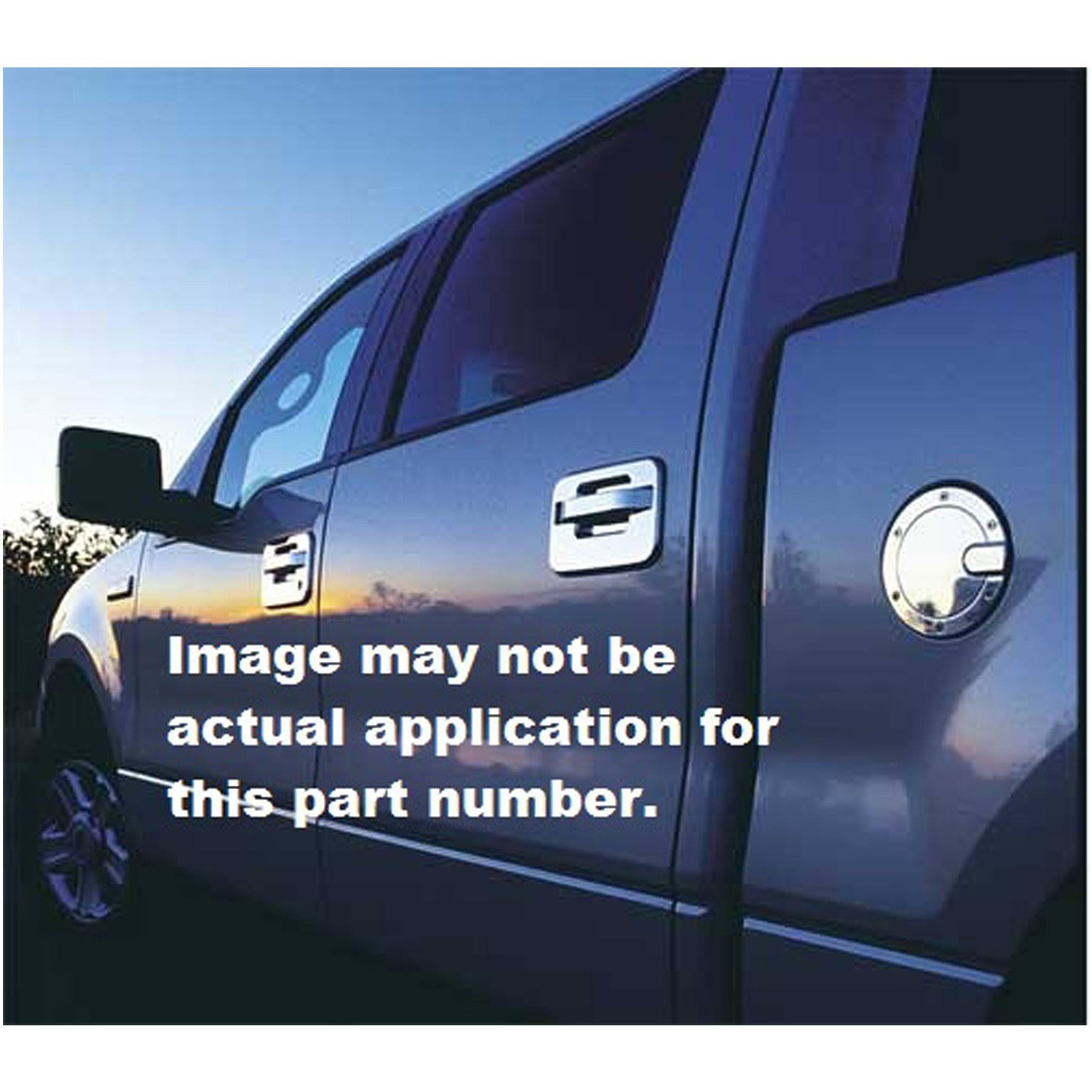 All Sales 6159C Race Style Billet Fuel Door Trim