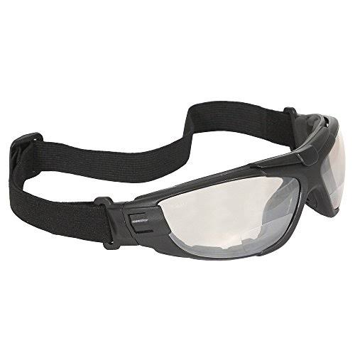 12 Pack Radians CTB1-115 Cuatro Bi-Focal 4-in-1 Foam Lined Safety Eyewear with Clear Anti-Fog Lens