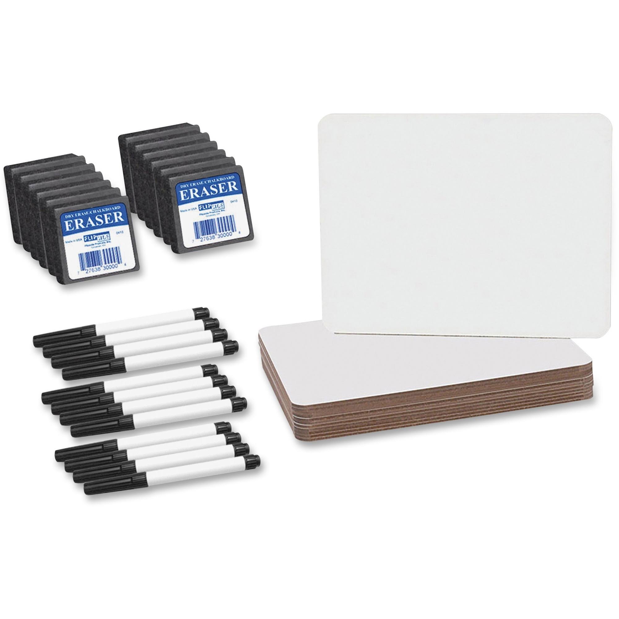 Flipside Class Pack - Dry erase surface - 12.01 in x 9.02 in (pack of 12)