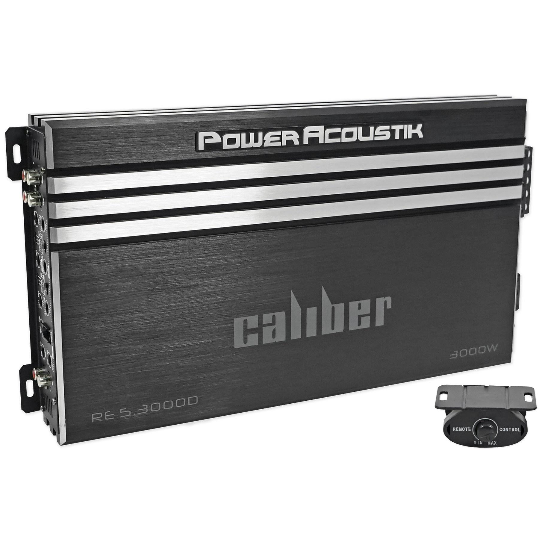 Power Acoustik RE5-3000D 3000 Watt 5-Channel Car Audio Amplifier Class A/B Amp