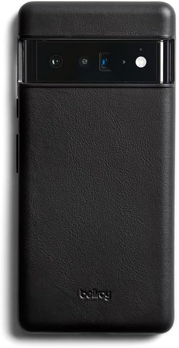Bellroy Leather Case for Pixel 6 Pro – (Slim Phone Case) - Black Pack of 2