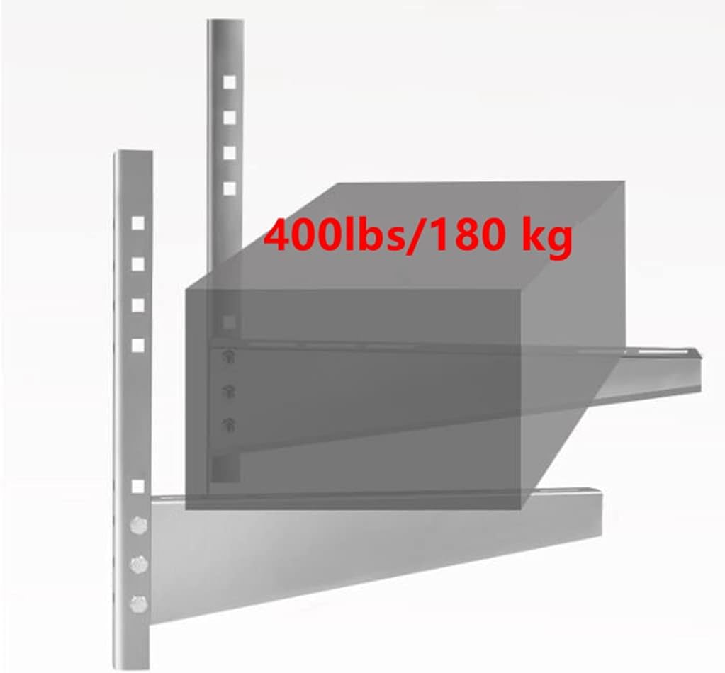 Deluxe Mounting Bracket for 9000-36000BTU Condenser Ductless Mini Split Air Conditioner Heat Pump Systems, Support Condenser up to 400 lbs, Rust Free Stainless Steel,(Type3) Pack of 2