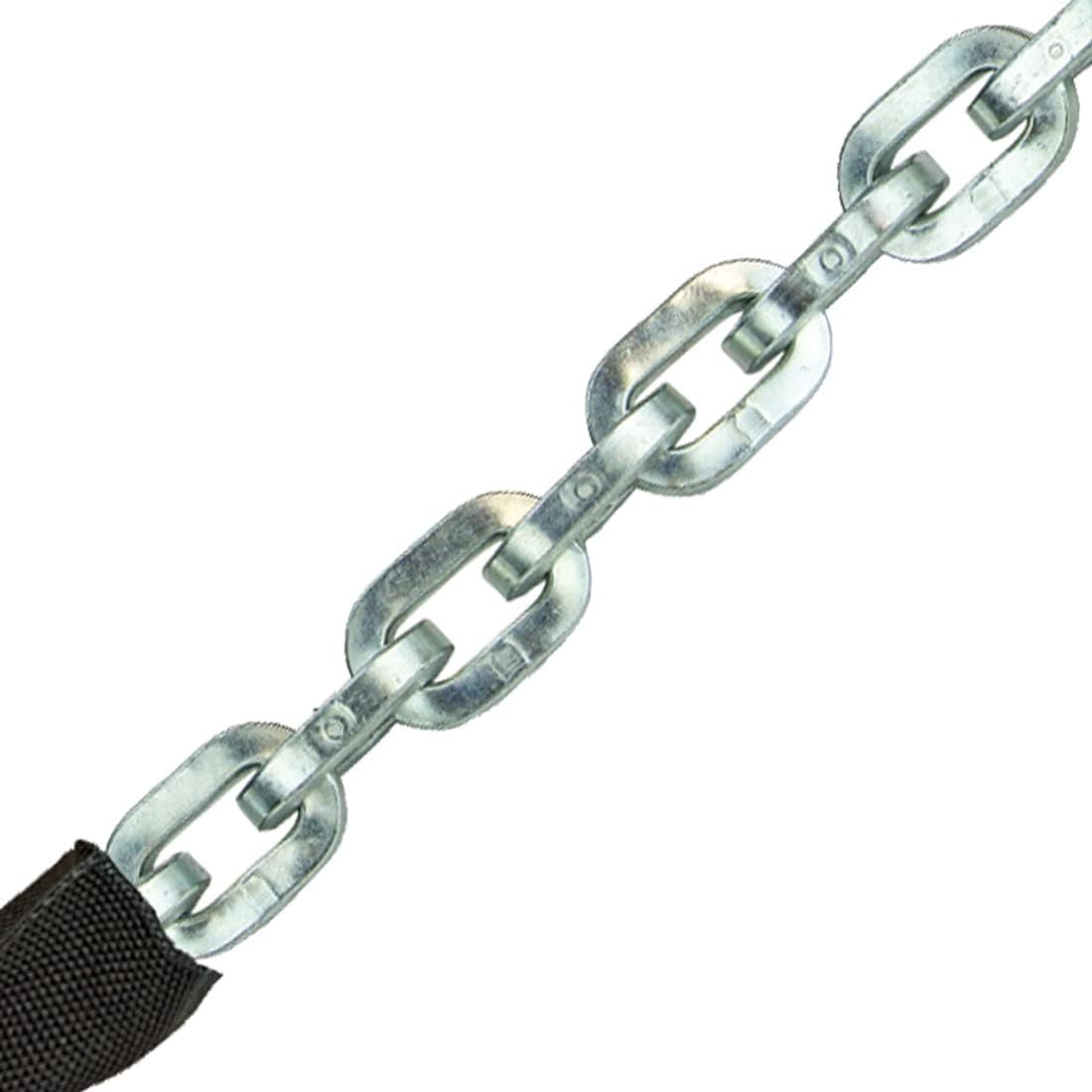 VULCAN Security Chain - Premium Case-Hardened - 3/8 Inch x 3 Foot (+/-2 Inches) - Chain Cannot Be Cut with Bolt Cutters or Hand Tools Pack of 2