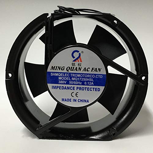 MQ17250HSL MING-Quan 380V 172mm Fan - 17250 0.12A 2-Wire AC Cooling Fan Pack of 2