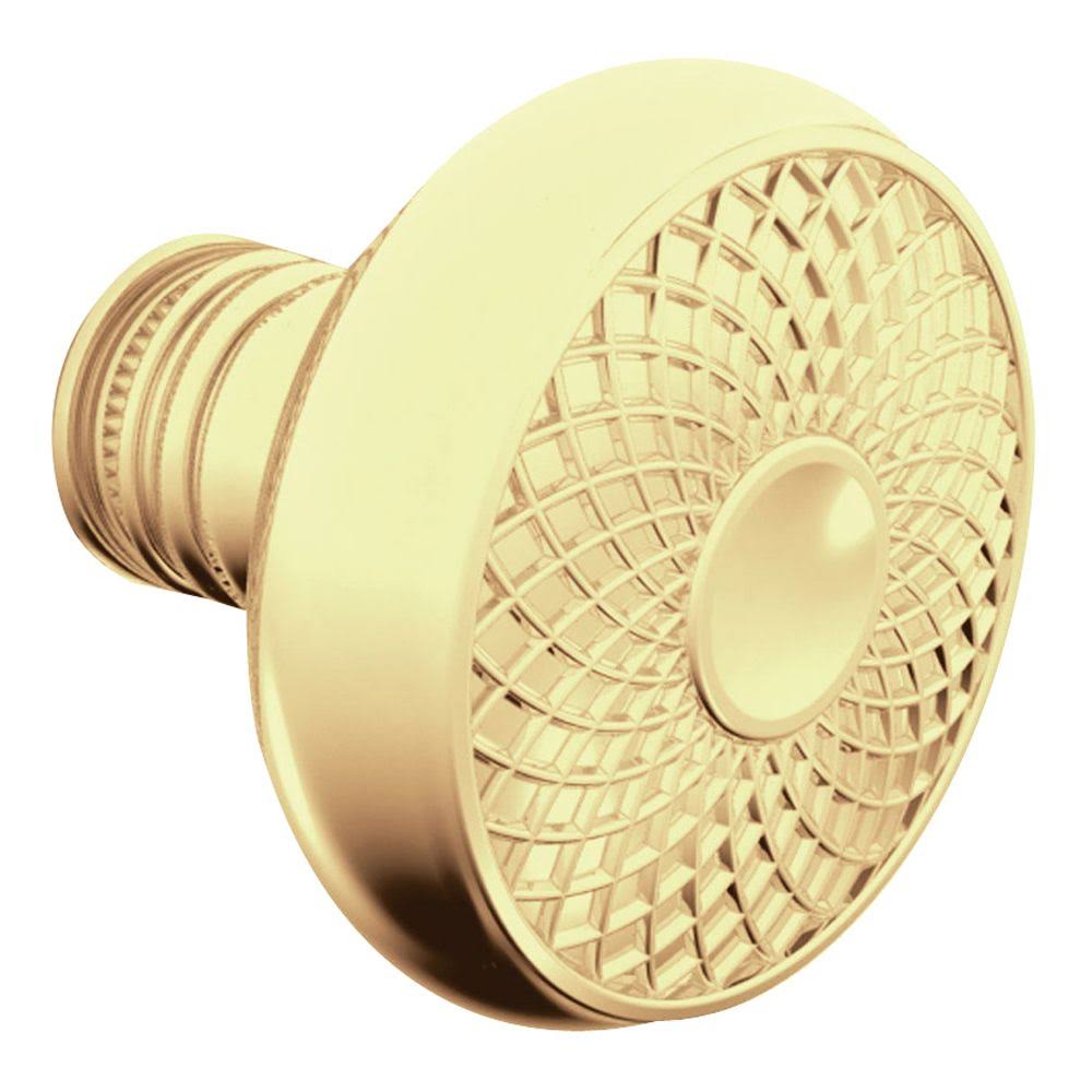 Baldwin K002050IMR Estate Couture Knob Only Satin Brass and Black