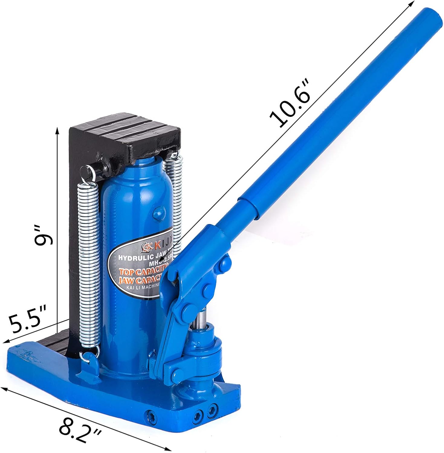 Mophorn Toe Jack Lift Hydraulic Machine Toe Jack Lift Air Hydraulic Toe Jack Proprietary Heat-Treated Steel (2.5-5Ton Blue)