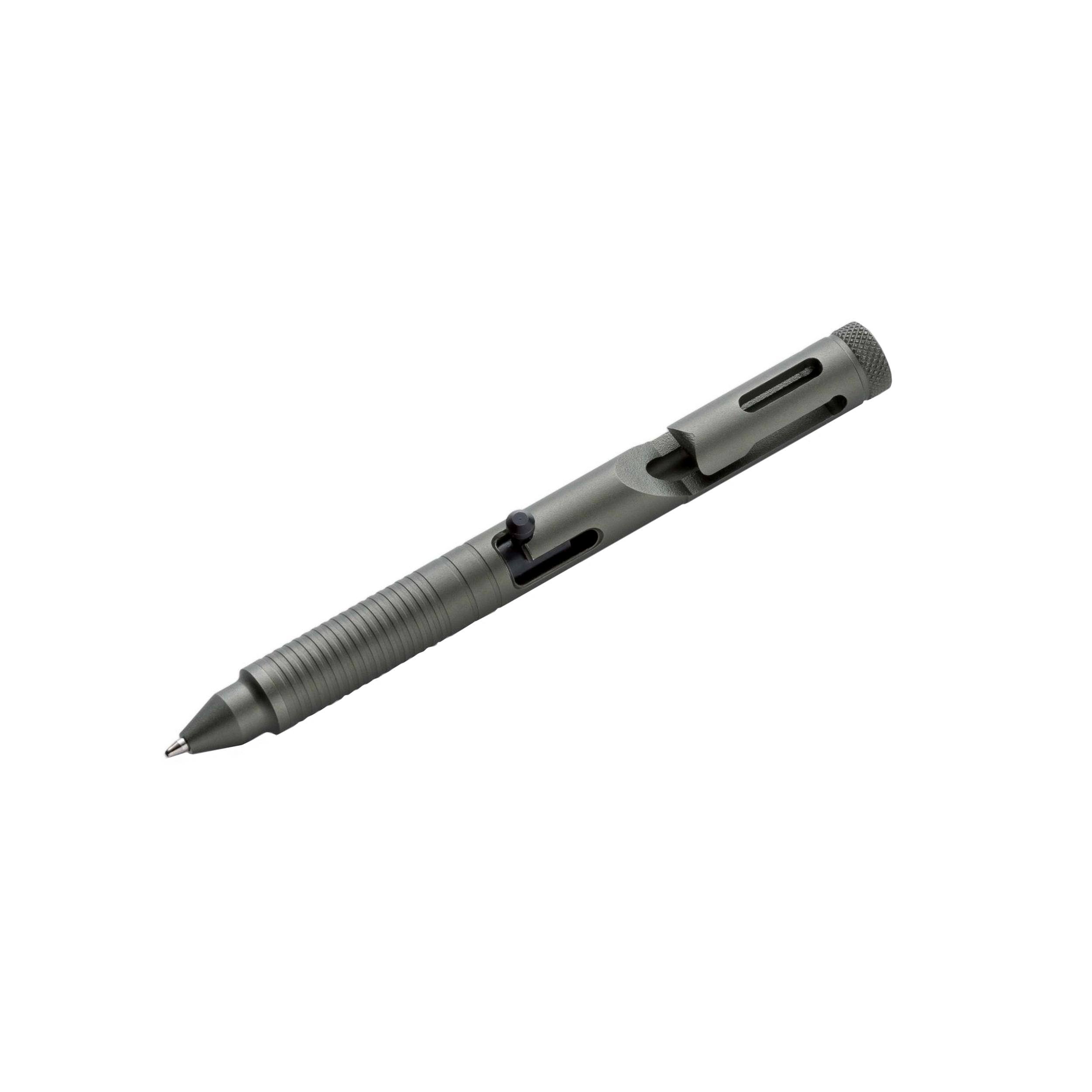 Boker Cid .45 Cal Bolt Action Black Aluminum Pen Black Ink, Gray