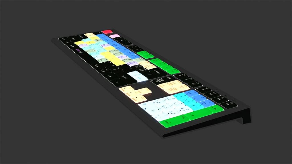 Logickeyboard Designed for Avid Sibelius Compatible with MacOS - Astra 2 Backlit Keyboard # LKB-SIB-A2M-US