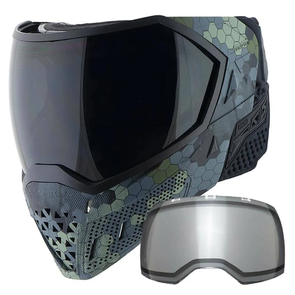 Empire EVS Thermal Paintball Mask - Hex Camo / Black