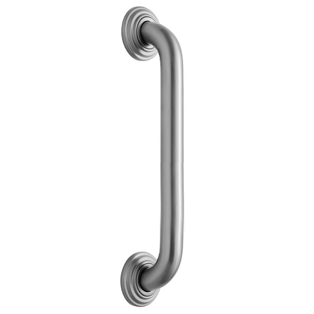Jaclo 2516-PB - 16 inch Grab Bar with Traditional Round Flange