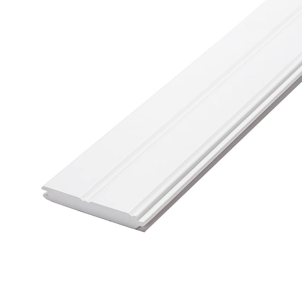 Cmpc 1 in. x 6 in. x 8 ft. Radiata Pine Primed Finger-Joint Edge and Center Bead Panel (6-Pack)