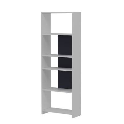 Amunra 63&& H x 22.4&& W Standard Bookcase Latitude Run Color: White/Anthracite
